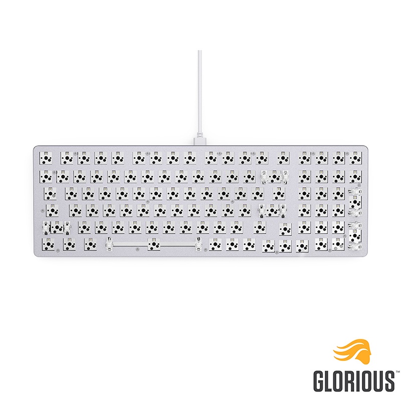 Glorious GMMK 2 96% DIY模組化機械鍵盤套件 - 白