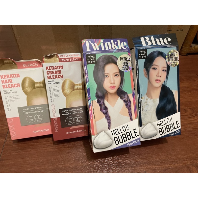 現貨 mise泡泡染-blue/twinkle