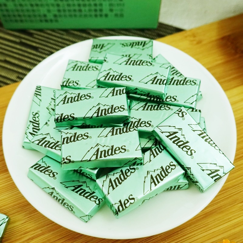 【Andes】安迪士雙薄荷可可薄片 200g/500g 薄荷巧克力 可可片 可可薄片 巧克力片 (美國糖果)