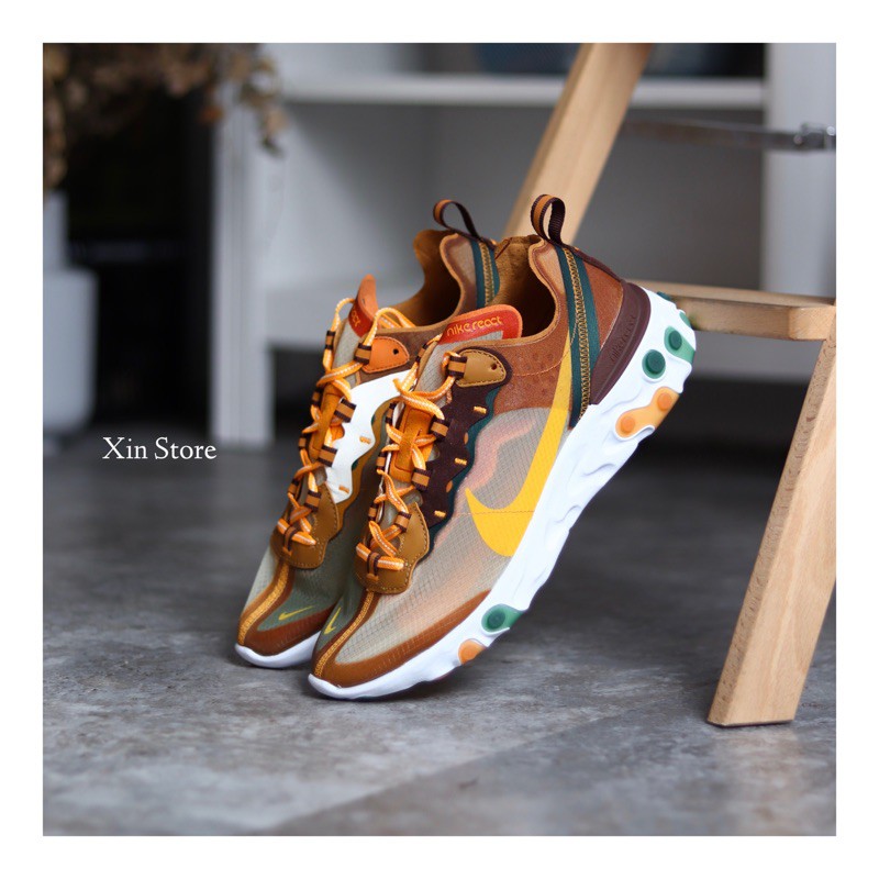 nike react element 87 orange peel