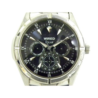 [專業模型] 三眼錶 [WIRED 251110] 雅柏 WIRED 系列-三眼計時錶[黑色面]時尚/軍/中性