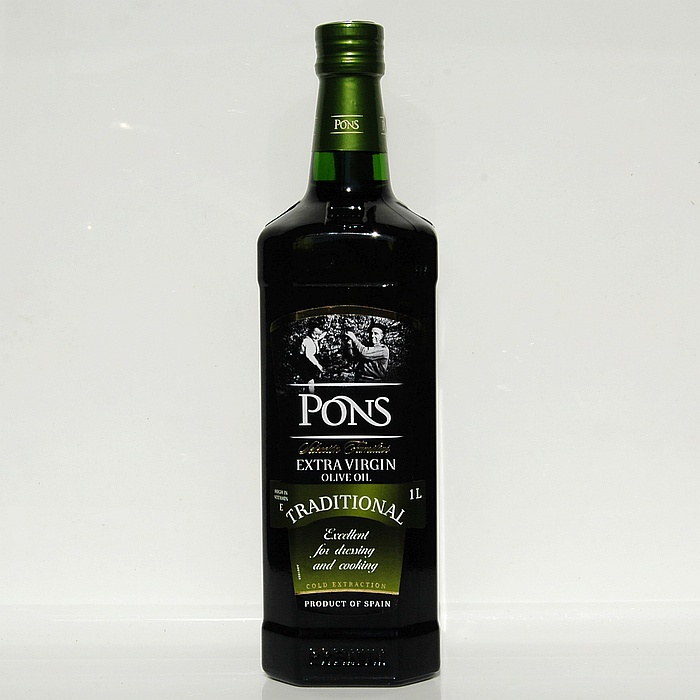 PONS 1000ML原裝EXTRA VIRGIN友站冠軍 西班牙原裝龐世冷壓初榨特級橄欖油經典款 IDUNN