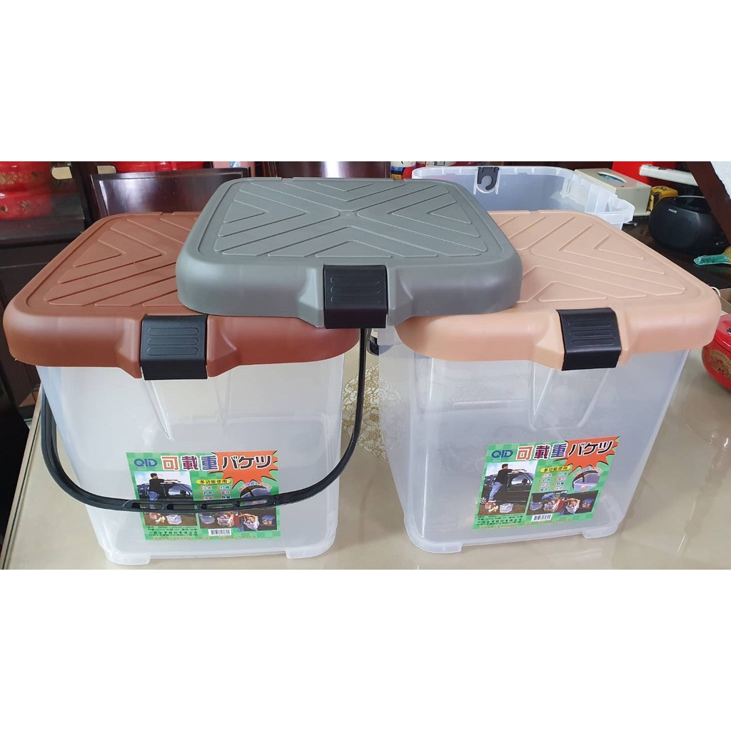 露遊GO~台灣製RV桶 可載重 置物桶 水桶 月宮寶盒 月光寶盒 洗車桶 收納箱 椅子 露營 野餐 戶外