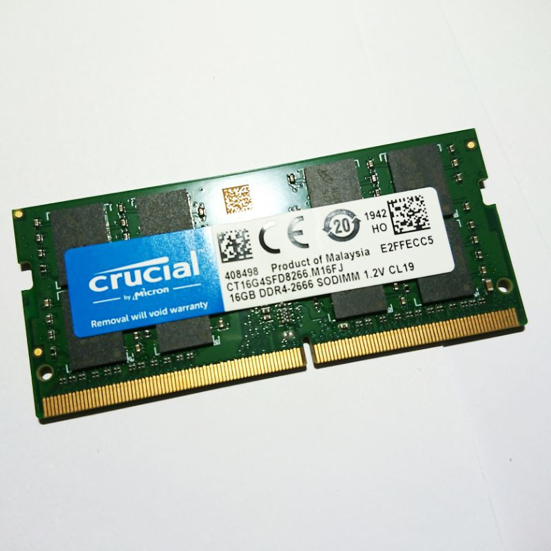 美光 micron ddr4 2666 16GB NB 筆電記憶體  雙面顆粒 二手 筆記型電腦 記憶體 16G