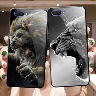 oppo r11手機殼ins冷淡風玻璃鏡面OPPOR9S防摔保護套女時尚A5矽膠套A3s外殼軟兇猛老虎獅子原 喵探