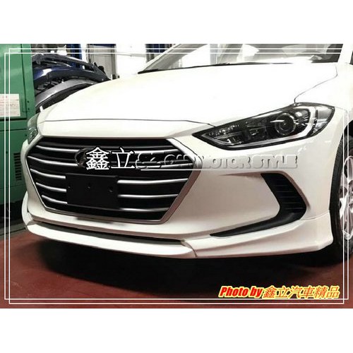 ELANTRA 17-18 SPORT-M 空力套件 前下巴 後下巴 側裙 ABS 素材