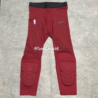 Nike Pro NBA 球員版 防撞 七分 緊身 束褲 緊身褲 球衣 背心 球褲 James Kobe Jordan