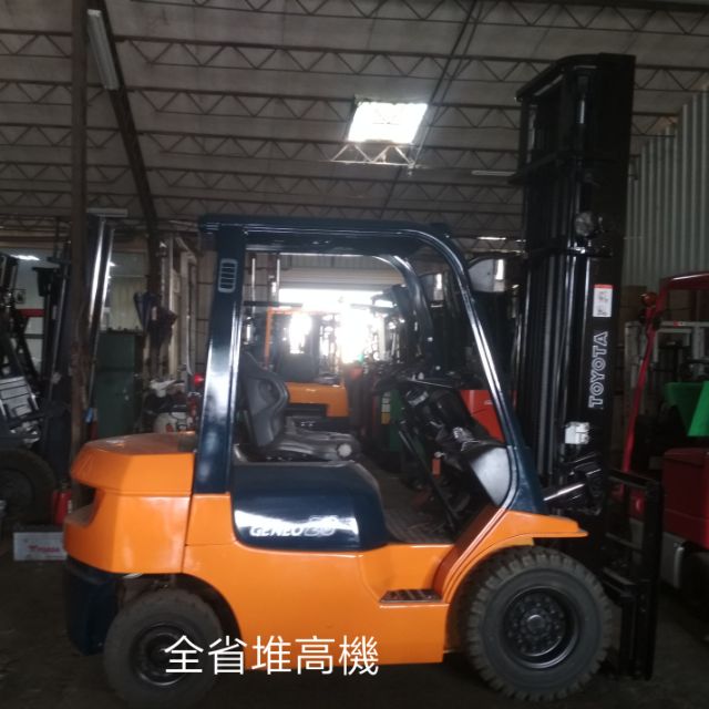 ♪(^∇^*)中古堆高機-Toyota日本堆高機-豐田2.0噸柴油堆高機-手排-2節4.5米進口證明 TS-全省堆高機