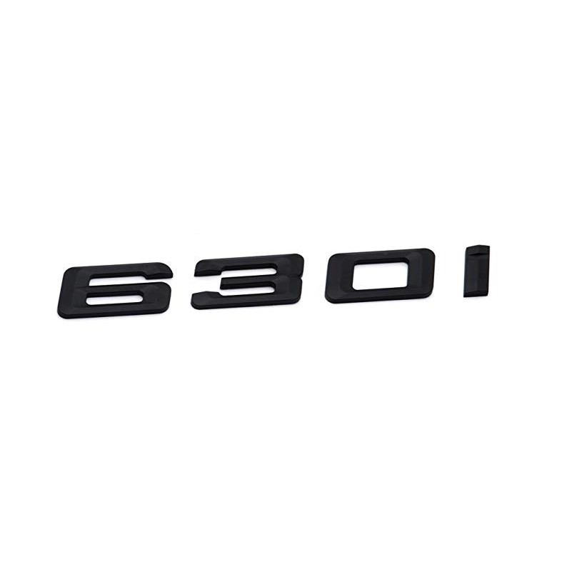圓夢工廠 BMW 6系 E63 E64 F06 F12 F13 G32 630I 630i 消光黑 尾門車標 字貼 字標