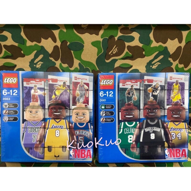 LEGO 樂高 NBA 3561 3563 SPORTS 拆賣 4隻人偶 不含Kobe 不含O’Neal