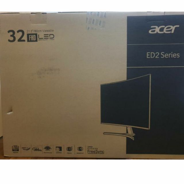 全新未拆 【32型】Acer ED322QR 曲面液晶螢幕 黑色 acer螢幕 電腦螢幕 32吋