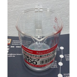 [168烘焙購][現貨]NAKAYA 200ml/500ml日本透明PS刻度量杯
