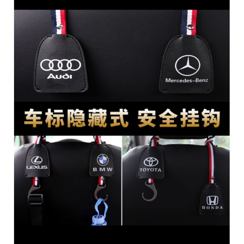 賽車椅一般款頭枕伸縮車款下標要看介紹lexus 賓士bmw Audi 豐田本田馬自達彩帶單掛勾黑帶雙掛勾 蝦皮購物