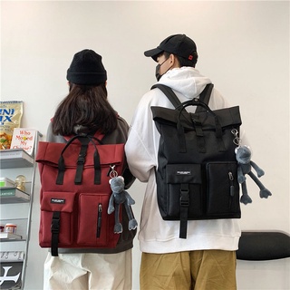 優品推薦 男女款旅行旅遊後揹包ins雙肩後揹包 防潑水筆電揹包電腦後揹包大容量男運輸商務雙肩包後揹包牛津紡輕量後背書包男