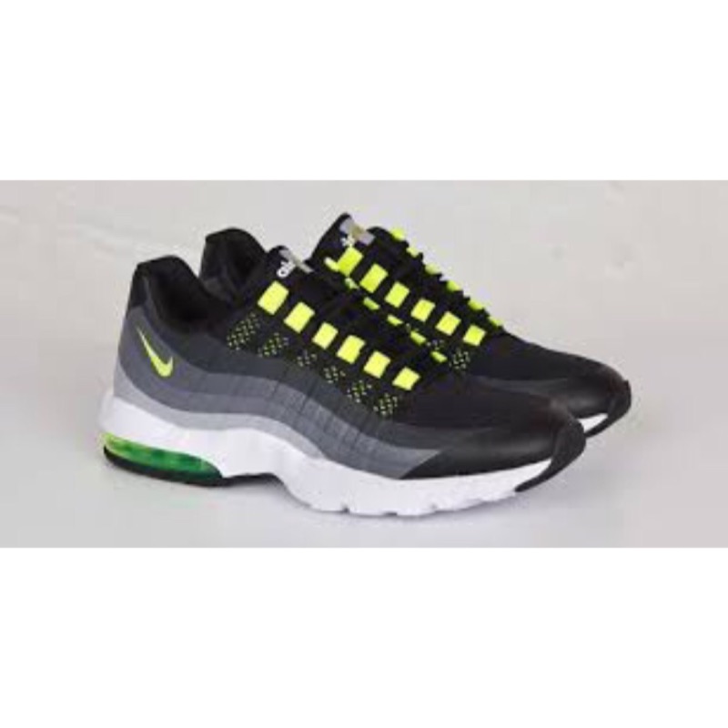 Nike Wmns Air Max 95 Ultra OG配色 黑灰白 螢光綠 女鞋