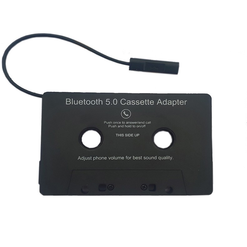 Bluetooth 5.0 藍芽卡帶轉換器 Jinserta 車裝多功能藍芽轉換式卡帶播放器 HACKEN07