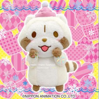 ☆瘋娃舖☆抓樂霸 日本景品 Toreba 拉斯卡爾 小浣熊 rascal 聖誕小浣熊 白色小浣熊 聖誕節限定款 絕版品