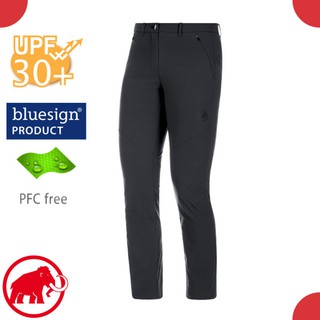 MAMMUT 長毛象 女 Hiking pants 長褲《黑》/1022-00430/休閒運動褲/彈性透氣/悠遊山水