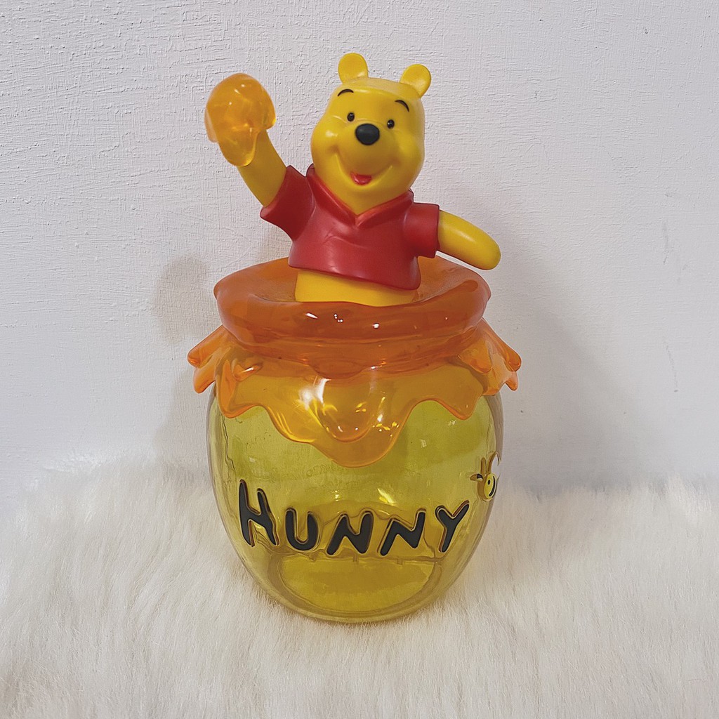 維尼 糖果罐 迪士尼 收納 置物盒 收納罐 蜂蜜罐
