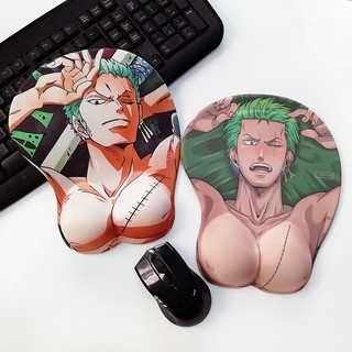 🔥海賊王立體動漫美女滑鼠墊🔥3D 護腕 胸部胸肌 蛇姬 娜美 索隆 雛田 卡漫週邊 性感 火影忍者✨