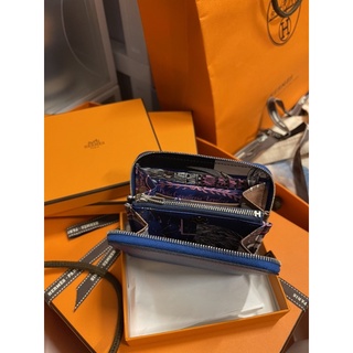 （已售出）Hermès Silk'In Compact Wallet 愛馬仕 內裡小馬絲巾 絲巾短夾