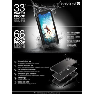 【軍規防水】原廠公司貨 CATALYST iPhone X XS 5.8吋 完美四防合一保護殼防水手機殼 iPhoneX