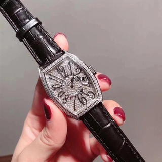 現貨🚩法蘭克穆勒 Franck Muller 精品腕錶 滿天星系列 女士石英腕錶 女款手錶 皮帶手錶 手表 腕錶