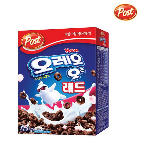 【東洋果子店】《麥片》Post OREO 巧克力棉花糖麥片-草莓味(250g) ．8801037073393．韓國原裝