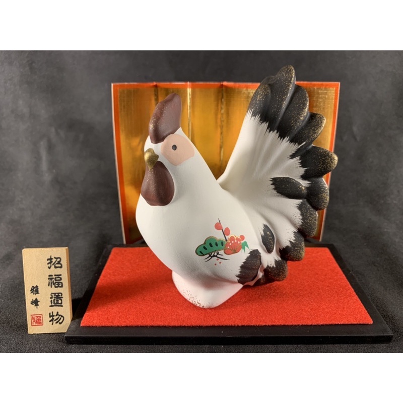 開運招福置物 開運干支酉雞 雅峰窯 錦彩福雞 蝦皮購物