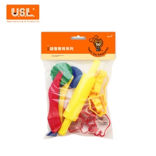 【臺灣製USL遊思樂】黏土模型綜合組(12pcs,吊卡)