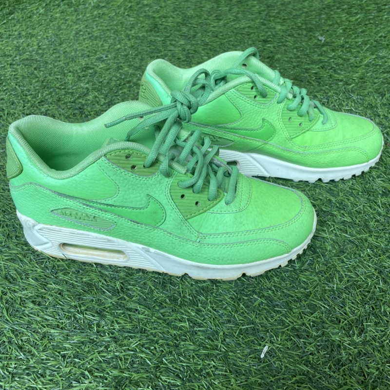 Nike air max跑步鞋 綠色 正版 二手 尺寸24.0
