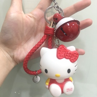 現貨 Hello kitty鈴鐺公仔皮鞭吊飾 吊飾 Kitty鑰匙圈