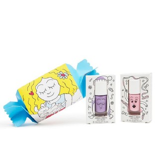 法國 nailmatic 兒童無毒指甲油 - 小女孩糖果紙盒組(貝拉與彼格洛)