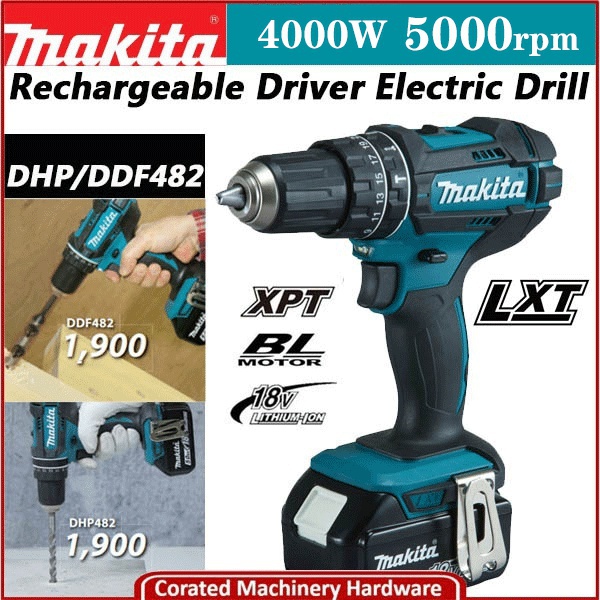 Makita DDF485 18V 無線 電動起子 電鑽 電動工具450 N.m 10mm / 13mm  電鑽不含電池