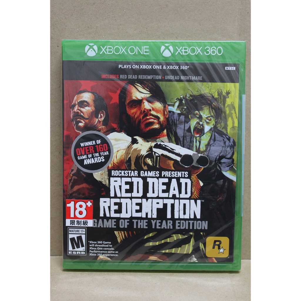 全新現貨 XBOX ONE 360 碧血狂殺1 年度紀念特別版 GOTY- RED DEAD REDEMPTION