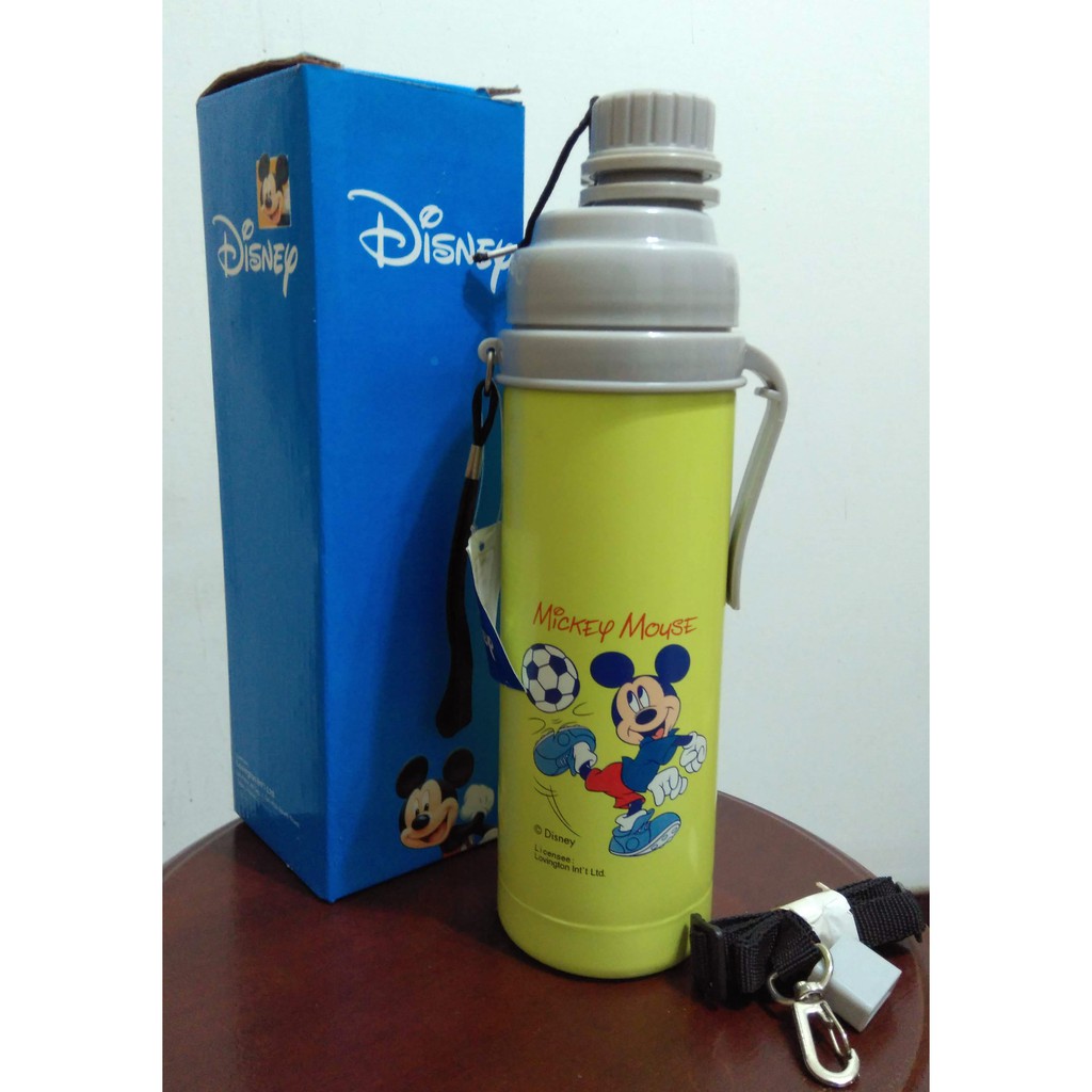 正版 米奇Mickey保溫瓶 運動水壺 750ml 全新盒裝 不銹鋼