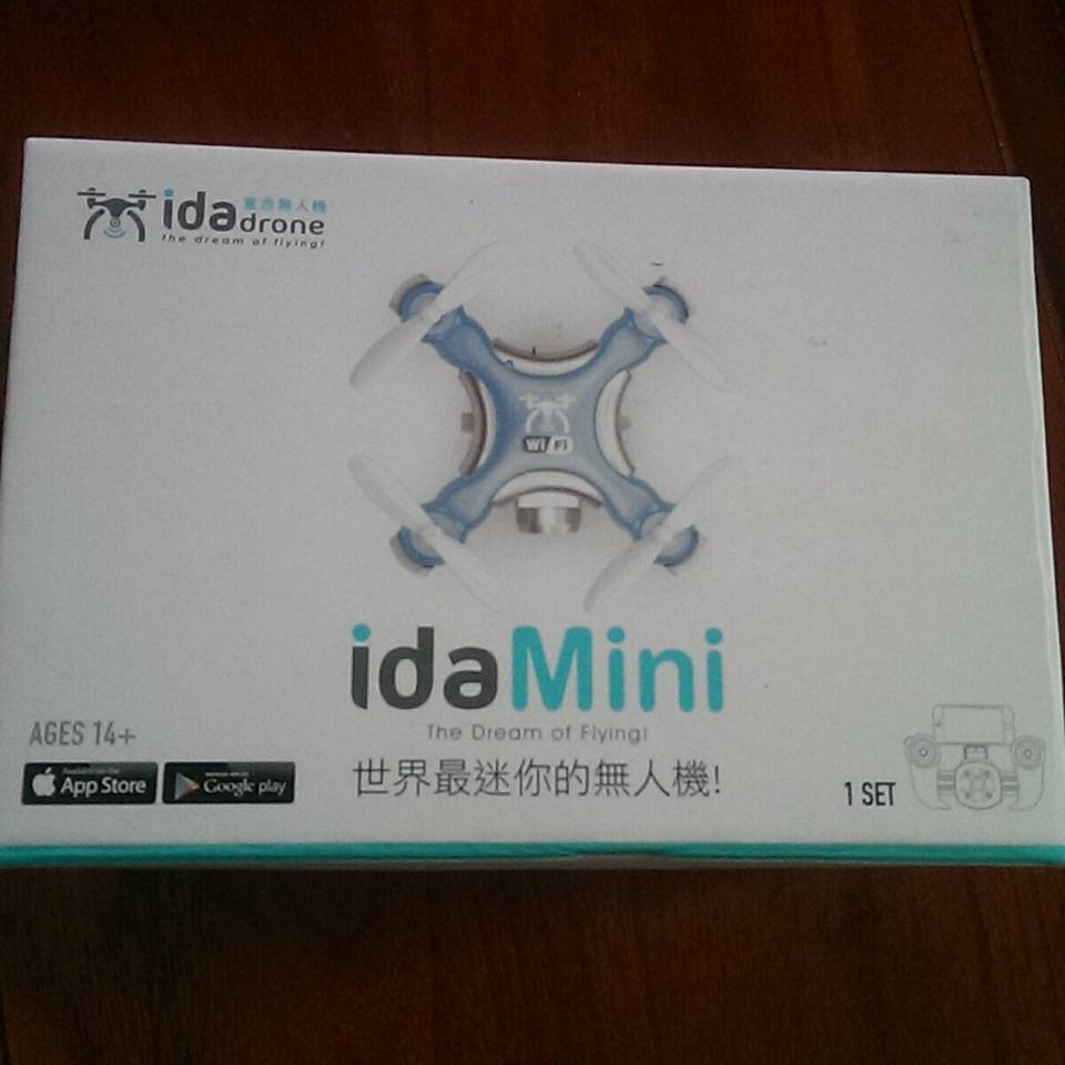 Ida drone mini 迷你空拍機 彩盒版(全新)