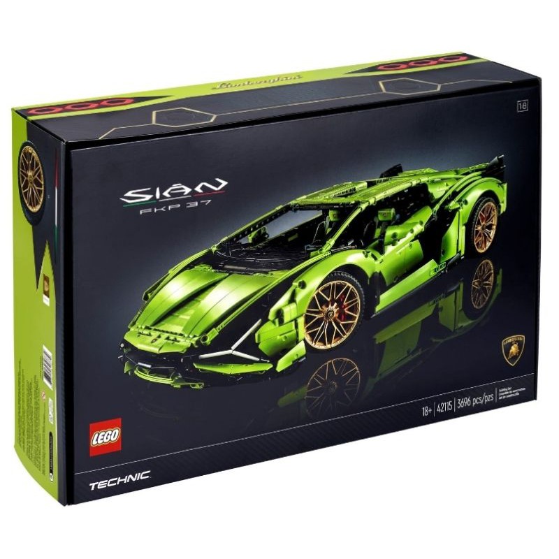 自取9600【ToyDreams】LEGO 科技系列 42115 藍寶堅尼 Lamborghini Sian FKP37