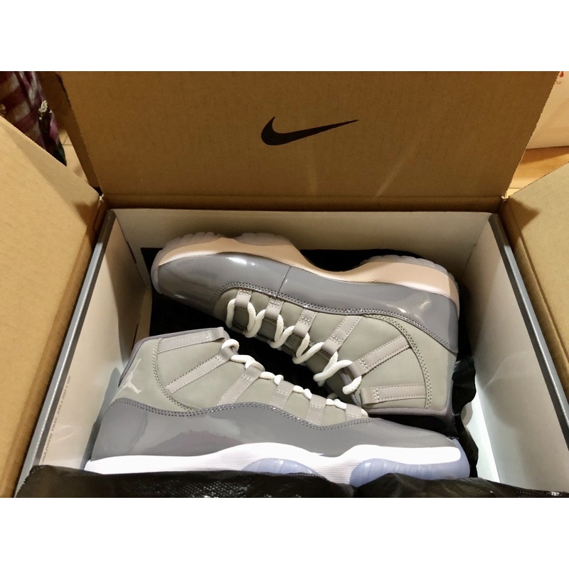 全新 NIKE Air Jordan 11 cool grey 喬丹 11代 US9.5（SNKRS購入）