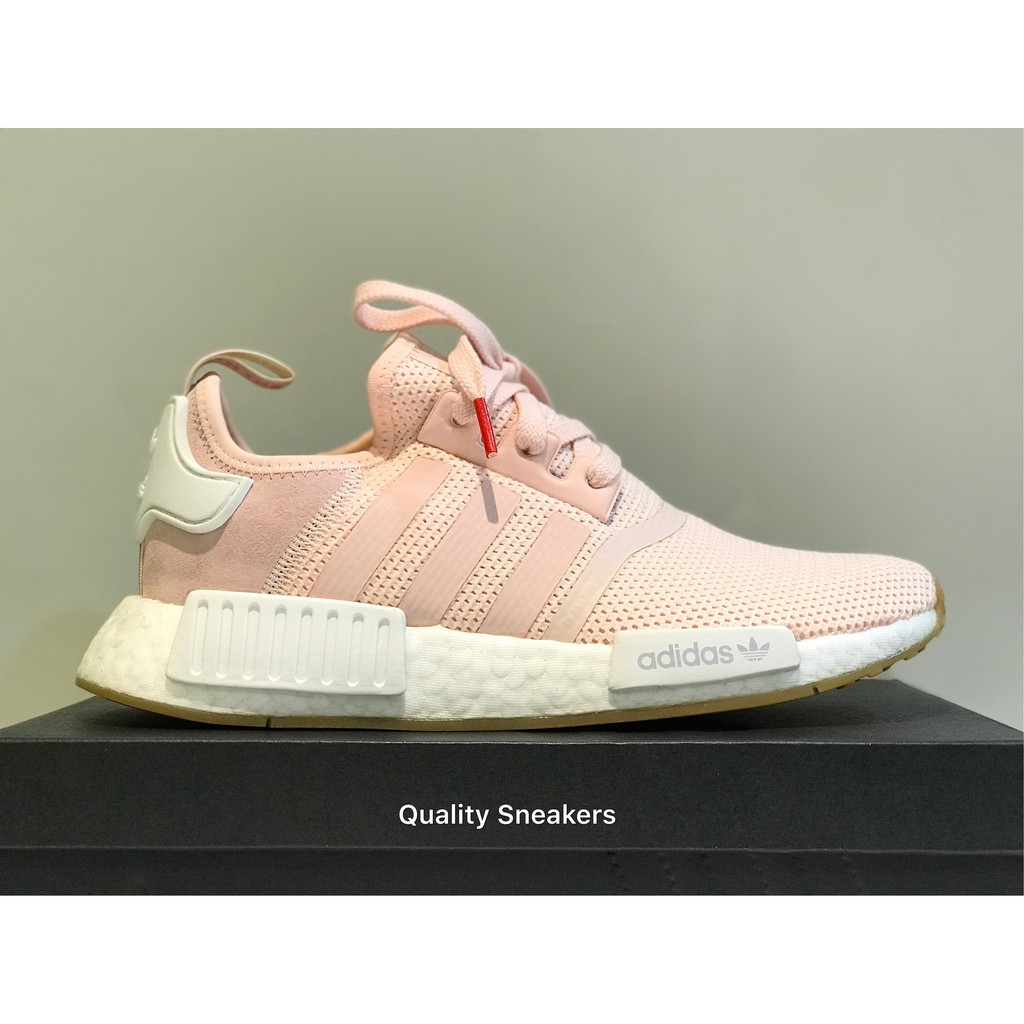 Quality Sneakers - Adidas NMD R1 粉白 粉紅 櫻花粉 編織 女段 BB7588