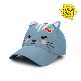 加拿大 Flapjack 3D防曬透氣棒球帽-貓咪 (4-6y)【安琪兒婦嬰百貨】