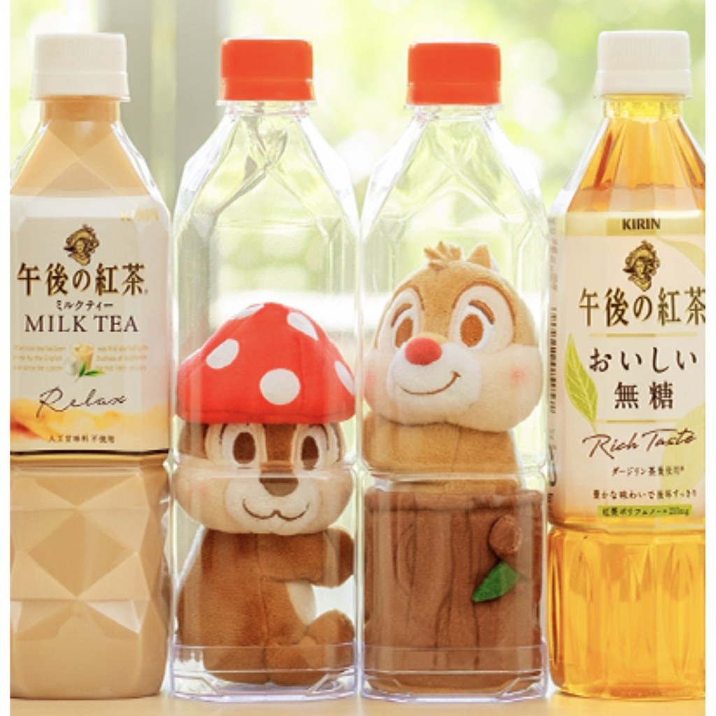 台灣限定 7-11 KIRIN 午後紅茶 迪士尼 奇奇蒂蒂 經典限定組 娃娃 Disney 不含飲料 瓶中娃娃 瓶裝玩偶