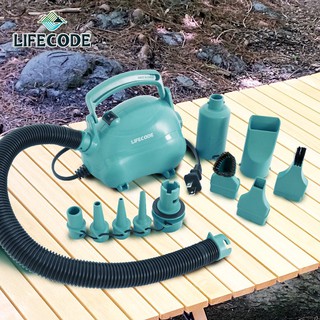 【LIFECODE】110V強力電動充氣幫浦-充洩兩用強力幫浦 2.2PSI 橡皮艇/充氣帳篷/SUP立槳