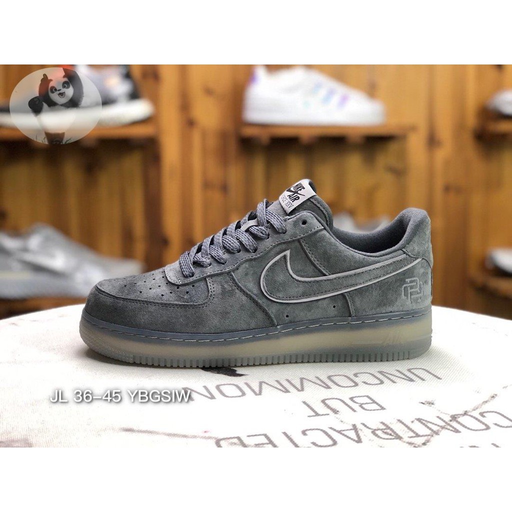 Nike Air Force 1 07 Lv8 Suede Af1 灰麂皮3m反光男女aa1117 900 蝦皮購物