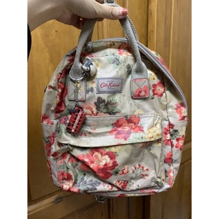 cath kidston 英國防水油布小清新碎花雙肩後背包