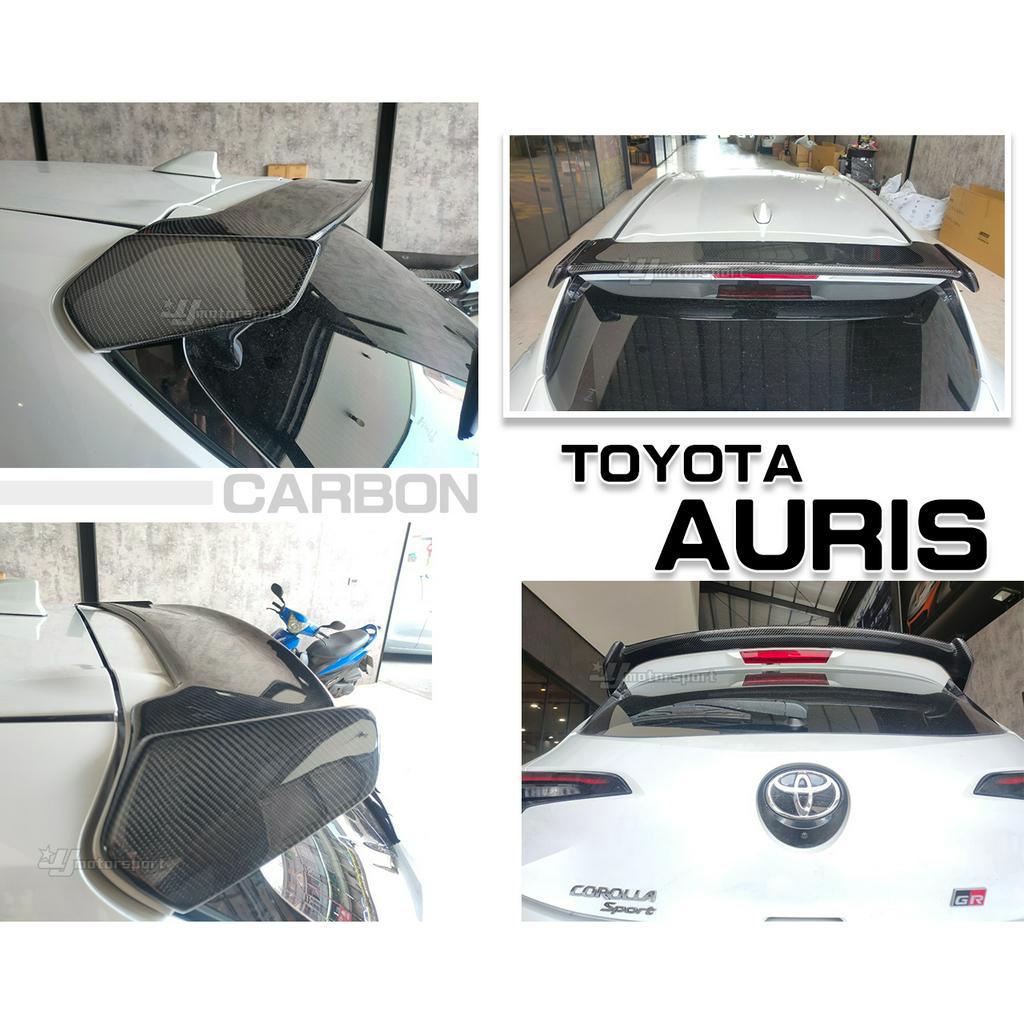 小傑車燈精品-全新 TOYOTA AURIS COROLLA SPORT 碳纖維 CARBON 卡夢 尾翼 後擾流