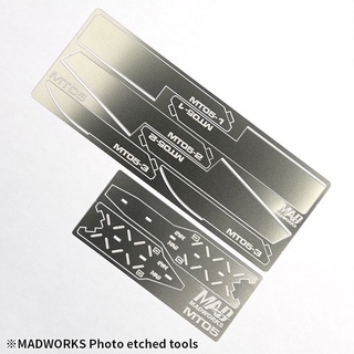 [Pandainn] MADWORKS MAD 刻線板 精密蝕刻 打磨板 鋸片 刻線板 折彎板 MT19 MT20 #4
