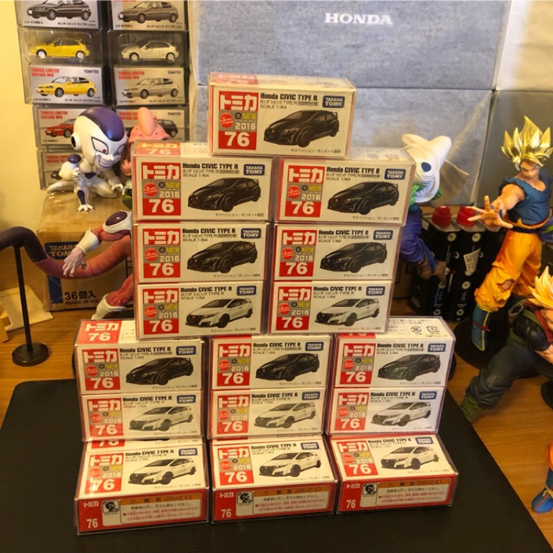 現貨 日版多美tomica 16新車no 76 初回 一般有新車貼honda Civic Typer 蝦皮購物