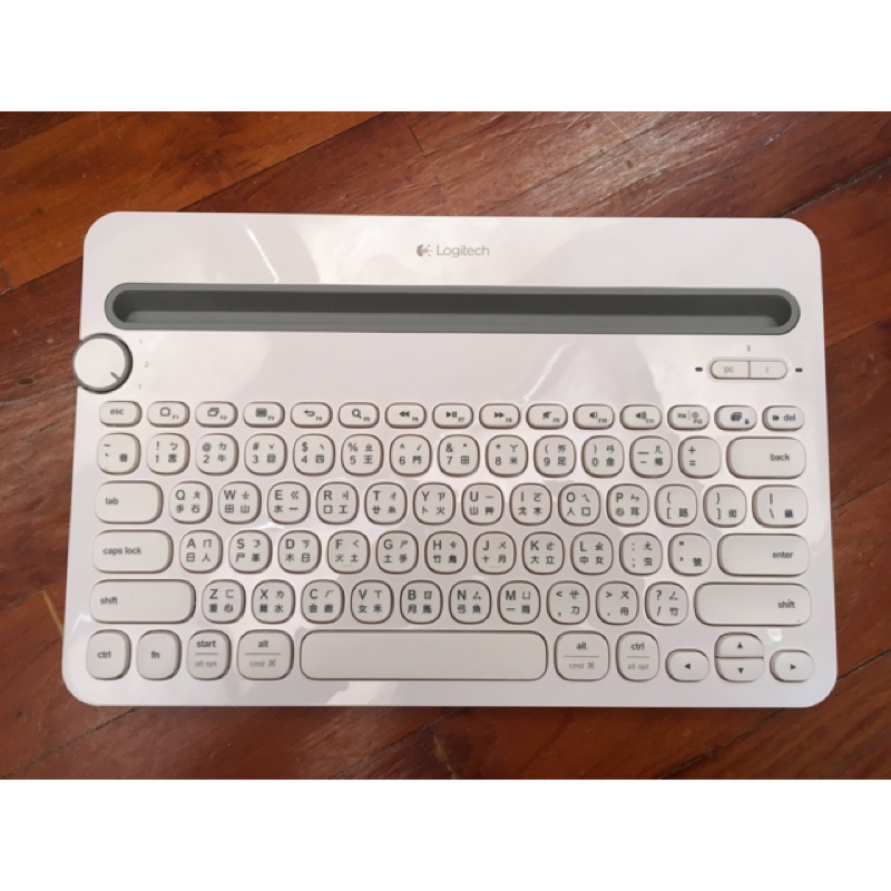 羅技 K480 多功能藍牙鍵盤 (白)中文注音版本