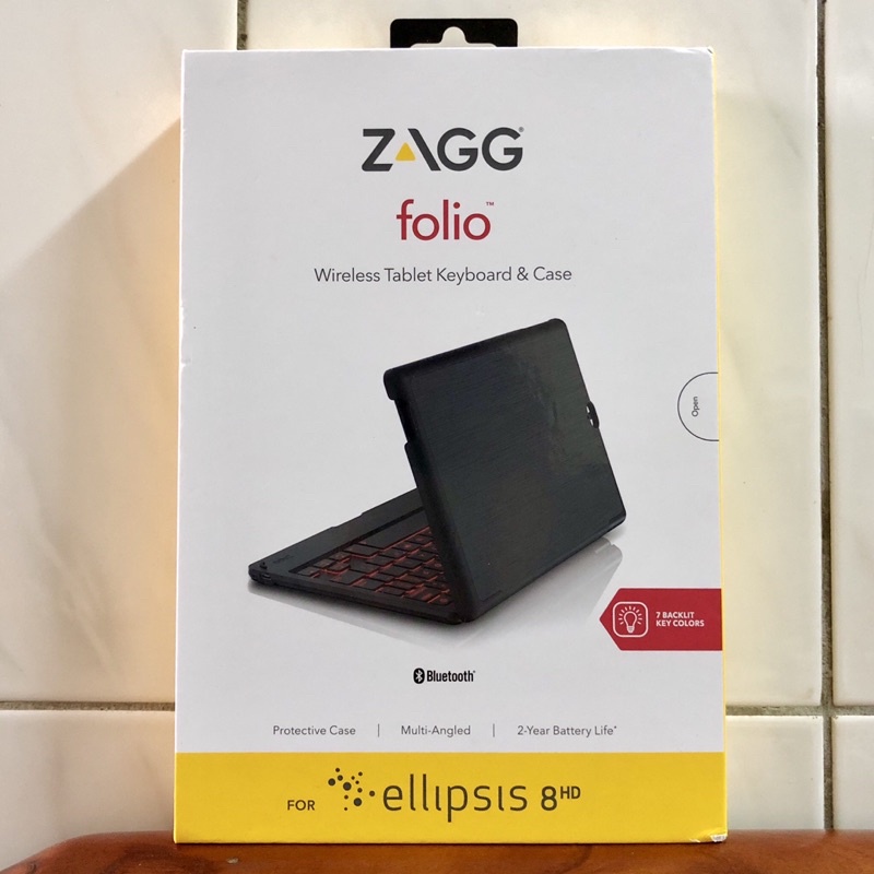 全新 ZAGG ELLIPSIS8 無線藍芽鍵盤